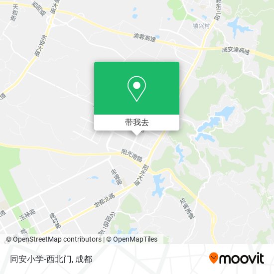 同安小学-西北门地图