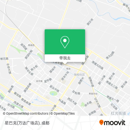 星巴克(万达广场店)地图