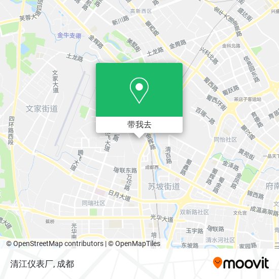 清江仪表厂地图