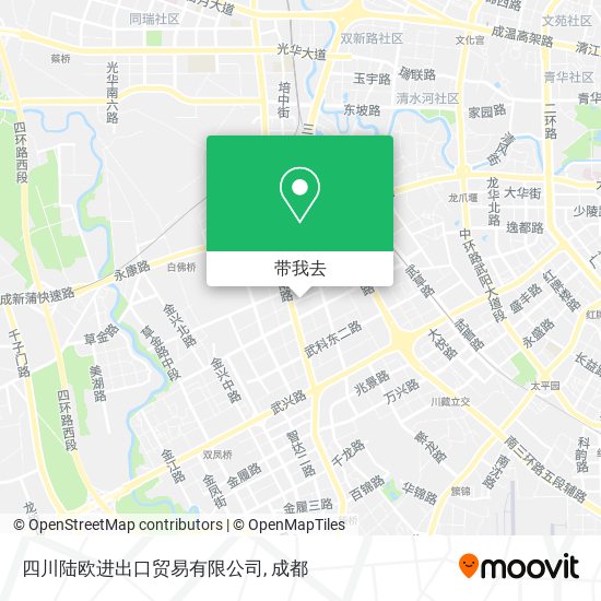 四川陆欧进出口贸易有限公司地图