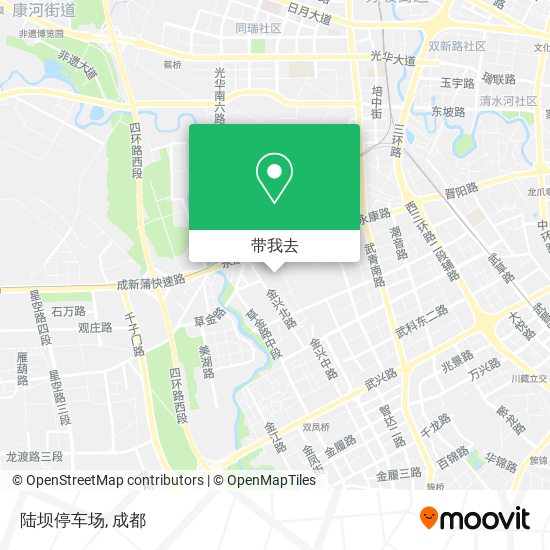 陆坝停车场地图