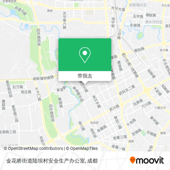 金花桥街道陆坝村安全生产办公室地图