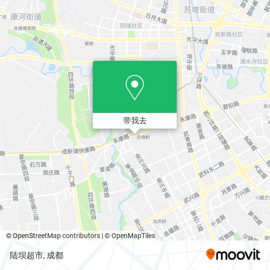 陆坝超市地图