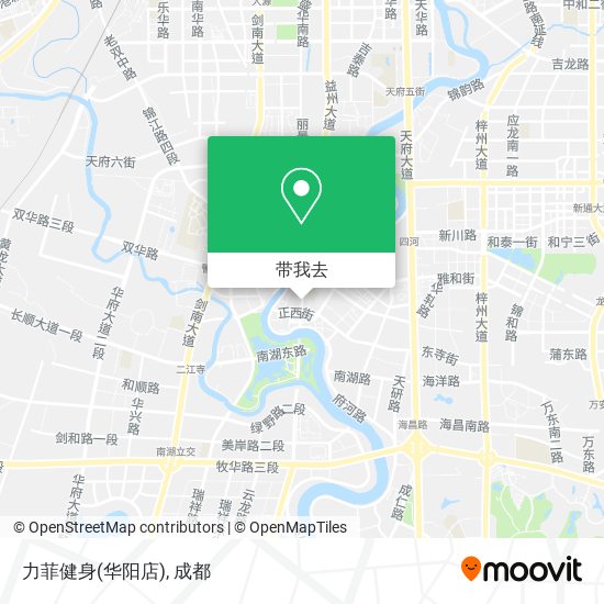 力菲健身(华阳店)地图