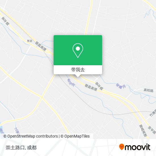 崇土路口地图