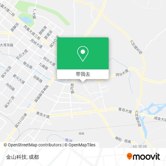 金山科技地图