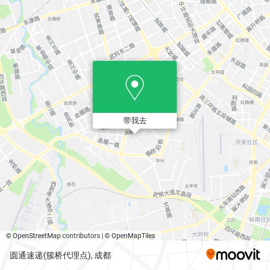 圆通速递(簇桥代理点)地图