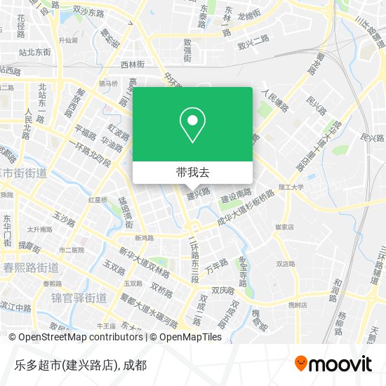乐多超市(建兴路店)地图
