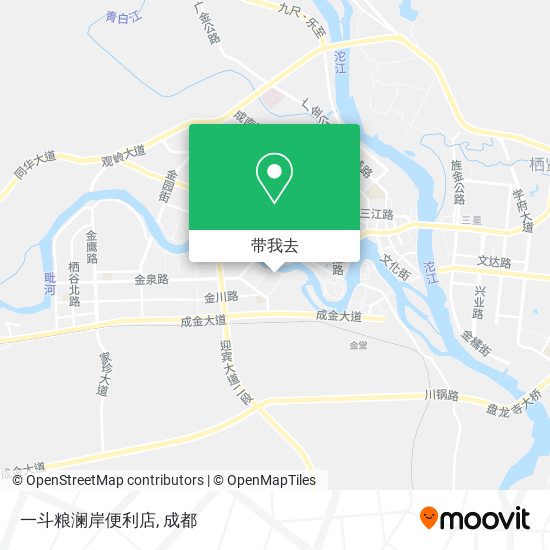 一斗粮澜岸便利店地图