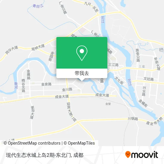 现代生态水城上岛2期-东北门地图