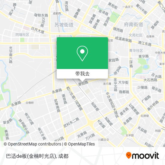 巴适de板(金楠时光店)地图