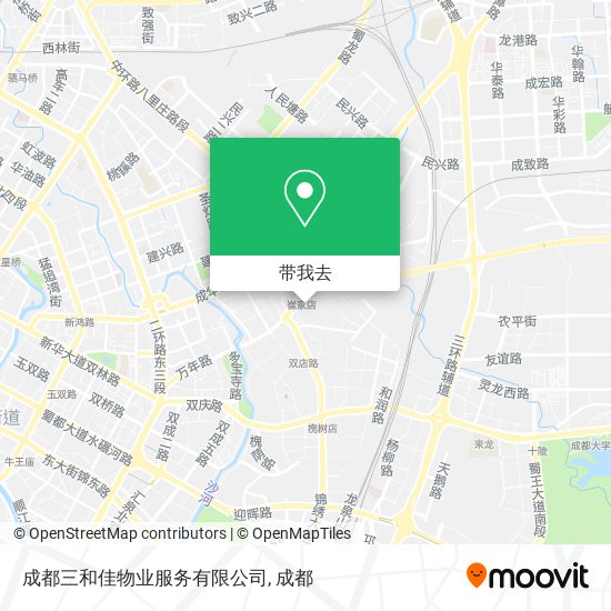 成都三和佳物业服务有限公司地图