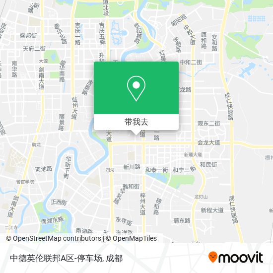 中德英伦联邦A区-停车场地图