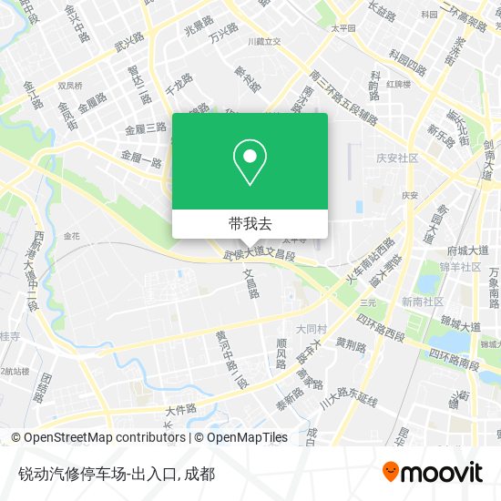 锐动汽修停车场-出入口地图