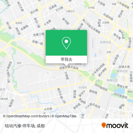 锐动汽修-停车场地图