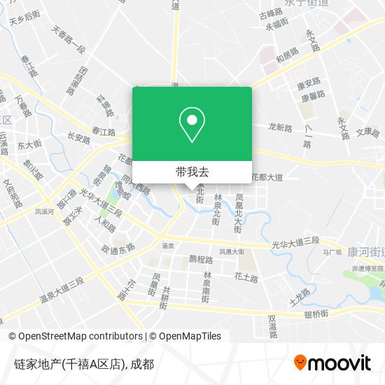 链家地产(千禧A区店)地图