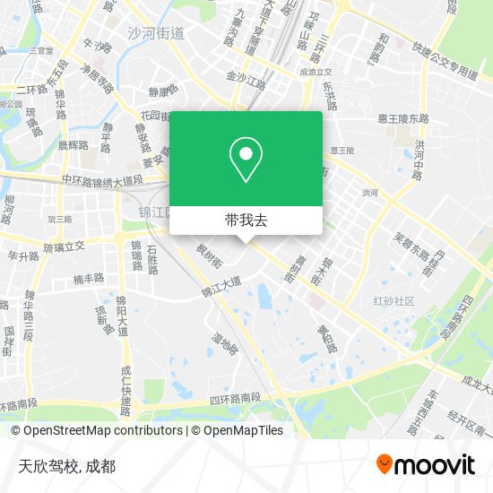 天欣驾校地图