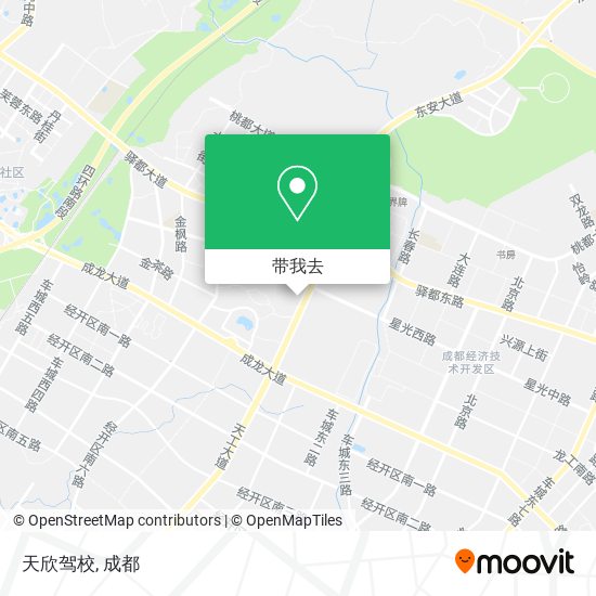 天欣驾校地图