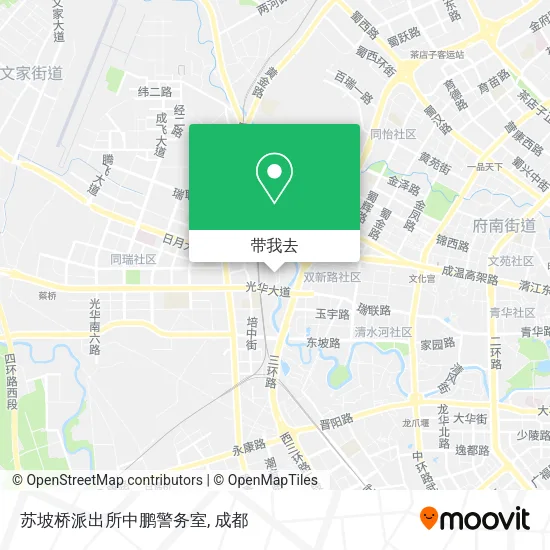 苏坡桥派出所中鹏警务室地图