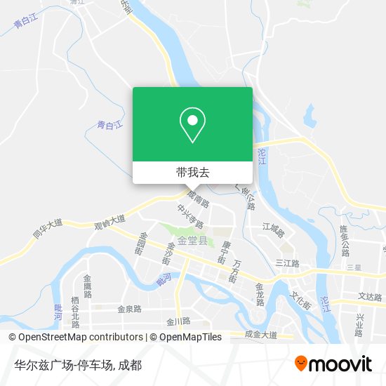 华尔兹广场-停车场地图