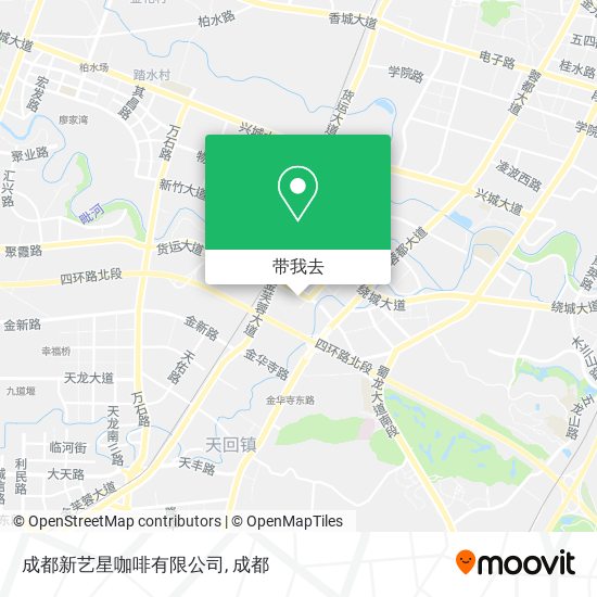成都新艺星咖啡有限公司地图