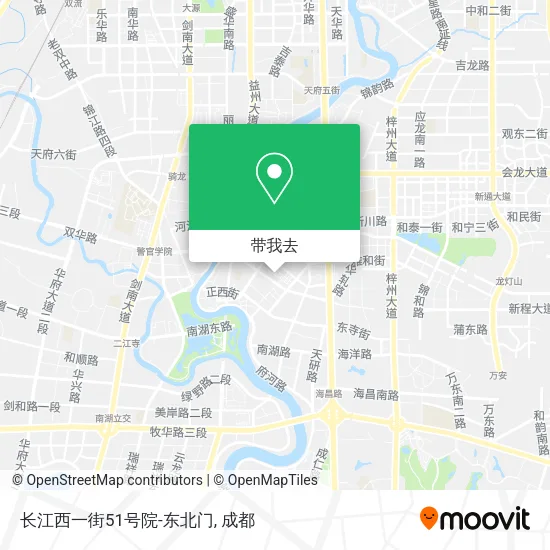 长江西一街51号院-东北门地图