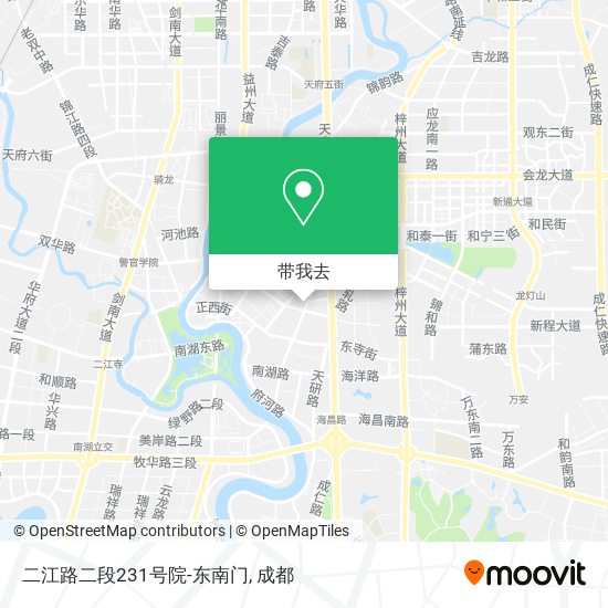 二江路二段231号院-东南门地图