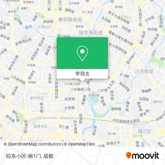 棕东小区-南1门地图