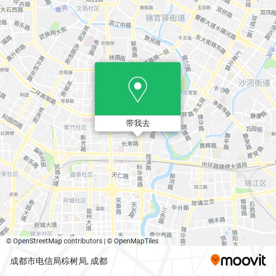 成都市电信局棕树局地图