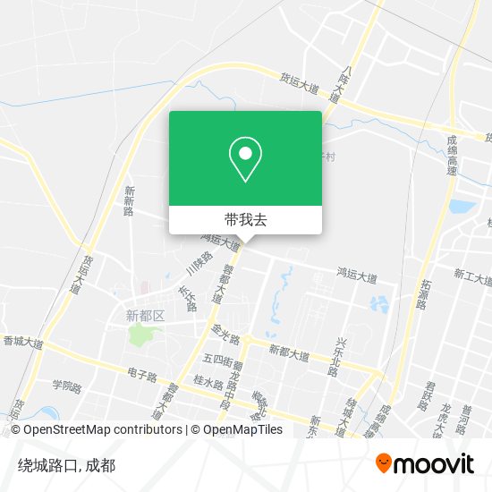 绕城路口地图
