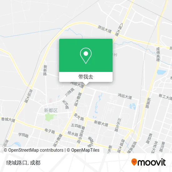 绕城路口地图