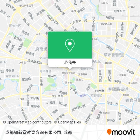成都知新堂教育咨询有限公司地图