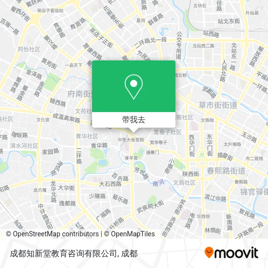 成都知新堂教育咨询有限公司地图