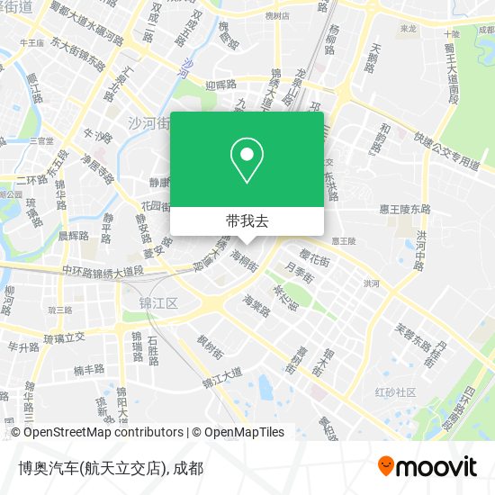 博奥汽车(航天立交店)地图