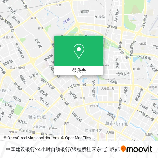 中国建设银行24小时自助银行(银桂桥社区东北)地图