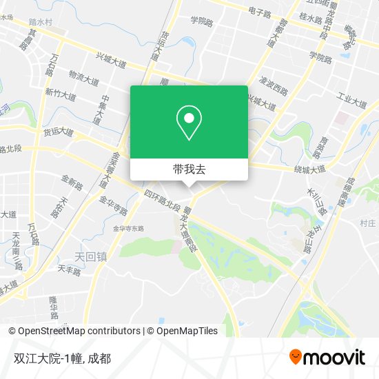 双江大院-1幢地图