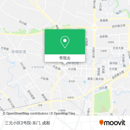 三元小区2号院-东门地图