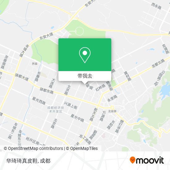 华琦琦真皮鞋地图