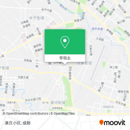 康庄小区地图