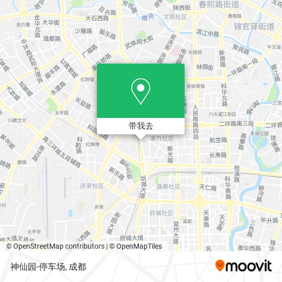 神仙园-停车场地图