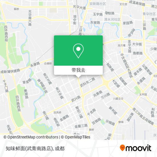 知味鲜面(武青南路店)地图