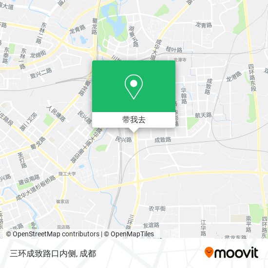 三环成致路口内侧地图