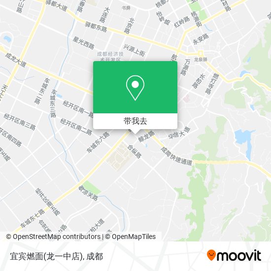 宜宾燃面(龙一中店)地图