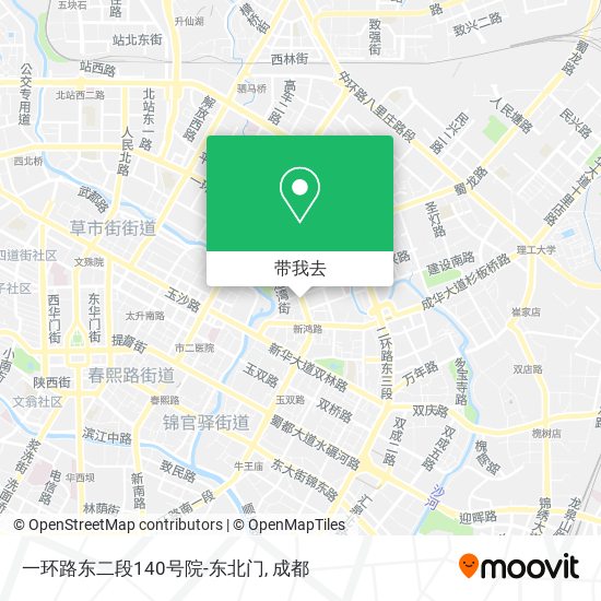 一环路东二段140号院-东北门地图