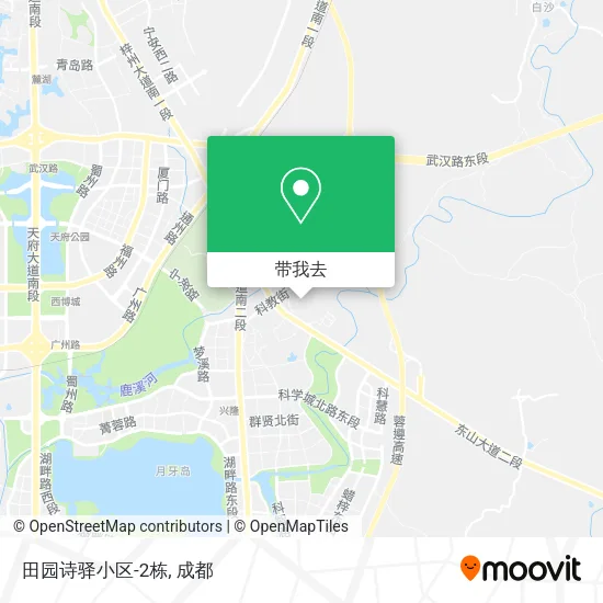 田园诗驿小区-2栋地图