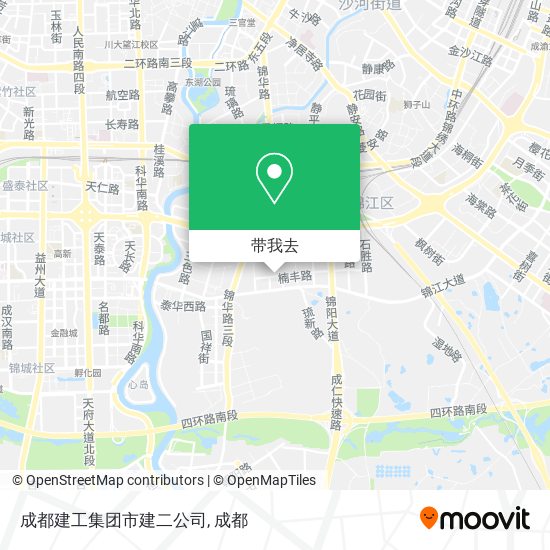 成都建工集团市建二公司地图