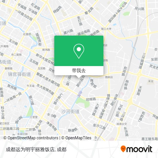 成都远为明宇丽雅饭店地图