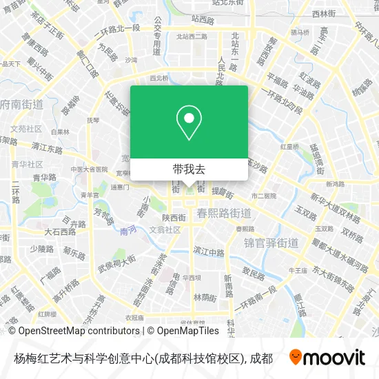 杨梅红艺术与科学创意中心(成都科技馆校区)地图