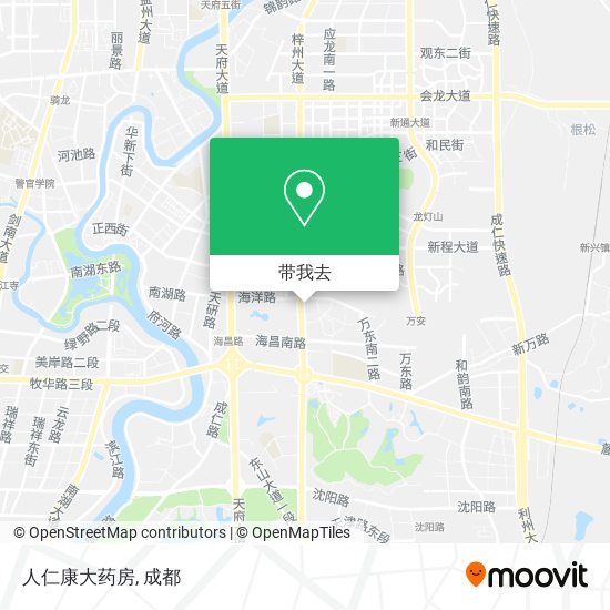 人仁康大药房地图