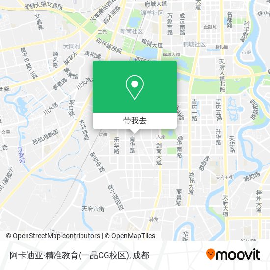 阿卡迪亚·精准教育(一品CG校区)地图